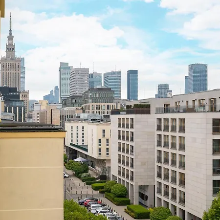 City Centre Deluxe Apartment Warschau Exterior foto